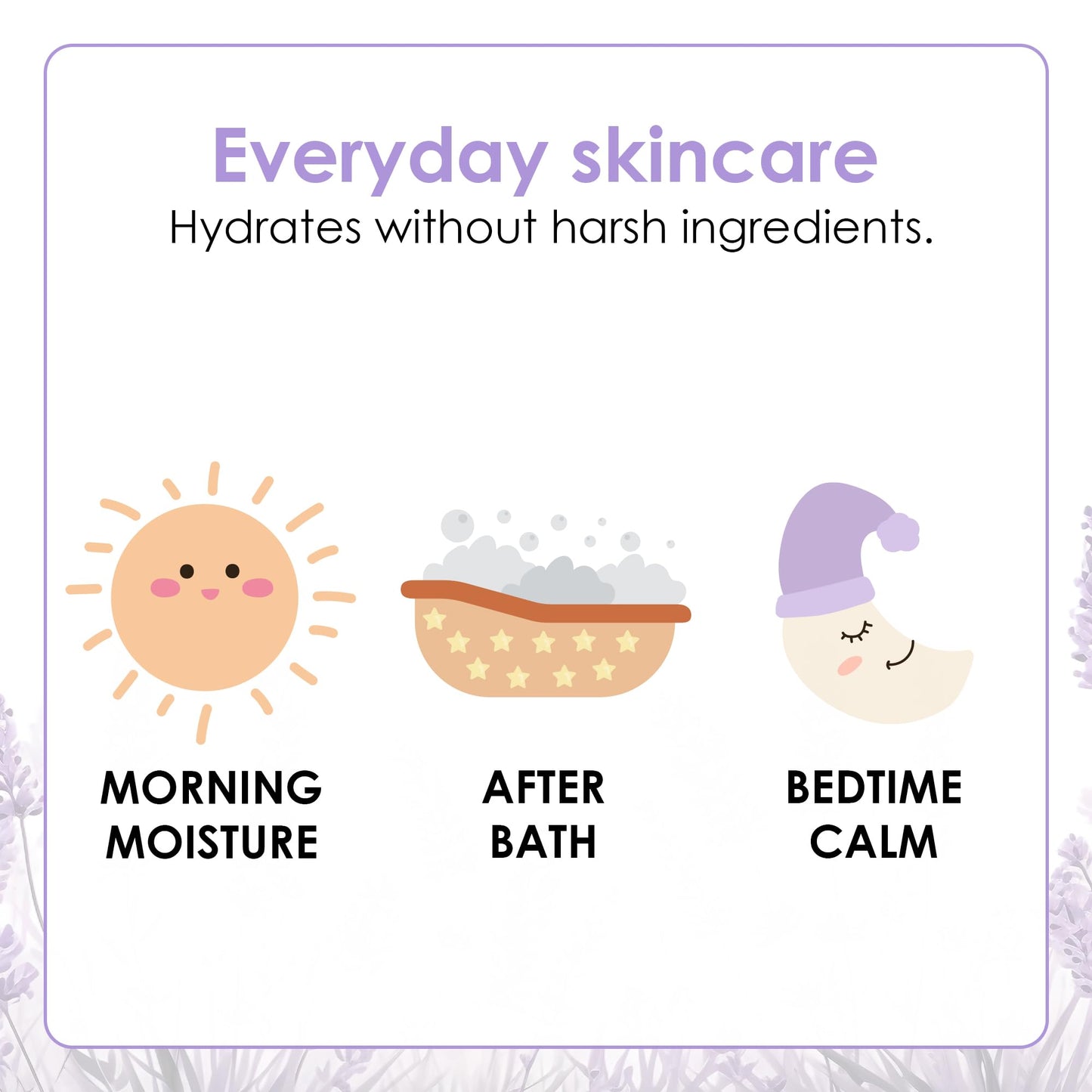 TruKid Lavender Cream - Sensitive Skin Baby Lotion for Newborns, Babies & Toddlers, All Natural Ingredient Skin Care for Kids Enriched with Shea Butter, Cocoa, Grape Seed Oil & Vitamin E, 3.4oz