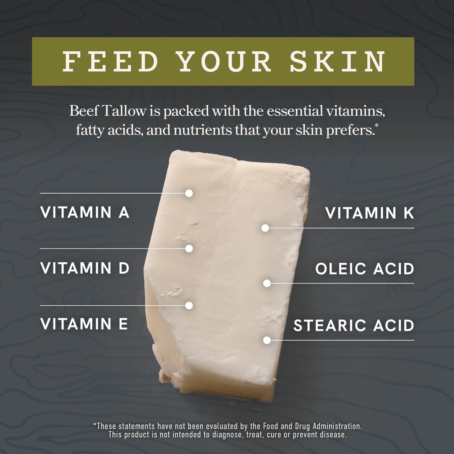 Beef Tallow Balm for Men | Face & Body | Men’s Beef Tallow for Skin Health & Barrier Support | Unscented | Moisturizing Face, Body & Hands Balm with Organic Beeswax | Grass-Fed & Cruelty-Free | 2 oz
