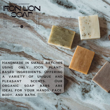 ILS Soap co. Bay Runner (Burnt Orange Peel, Cloves & Patchouli)- All Natural Bar Soap for men - Plant Based and Handmade in the USA for All Skin Types and conditions for face and body (3 Pack)