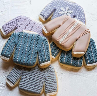 Ugly Christmas Sweater Cookie Cutter 4.25" Made in USA by Ann Clark