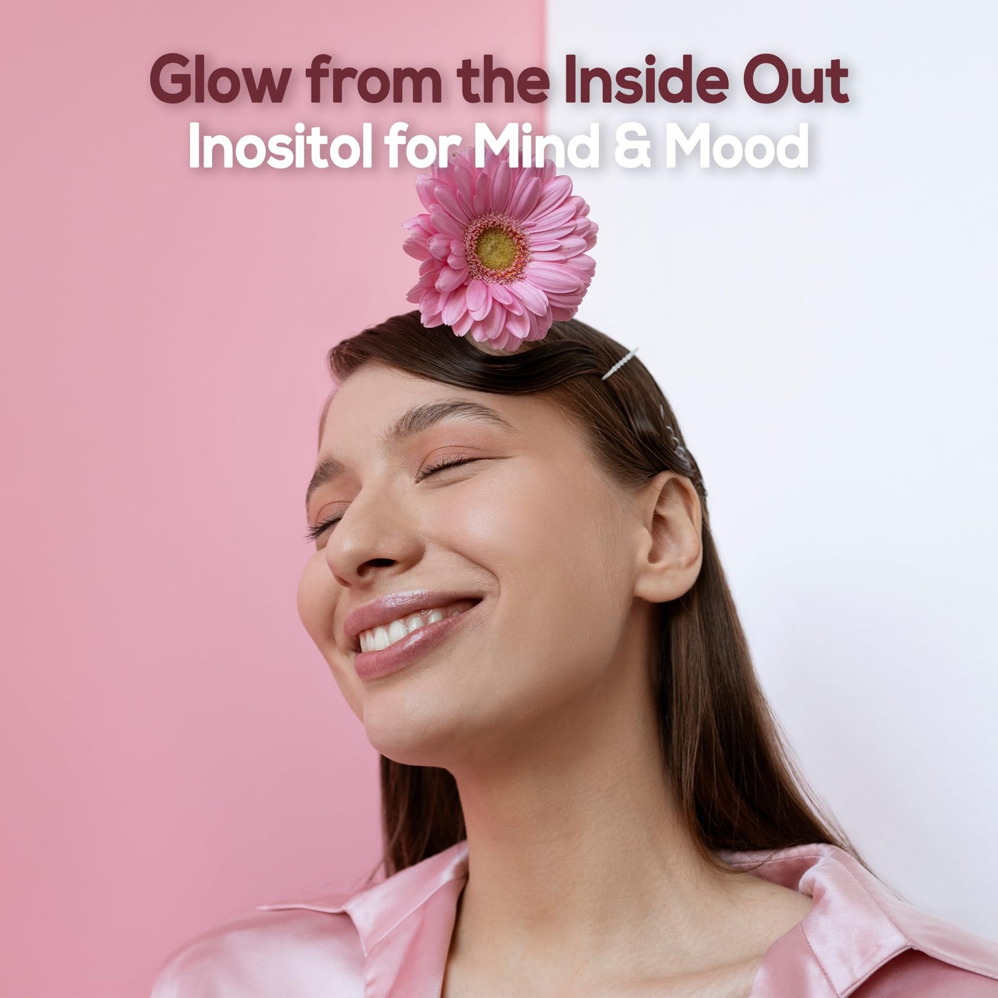 HARMONIFY Inositol Supplement 500mg – Balance Support – 100 Capsules | Myo-Inositol Supplement for Women’s Reproductive Health, Mood&Ovarian Support | Non-GMO, Vegan-Friendly