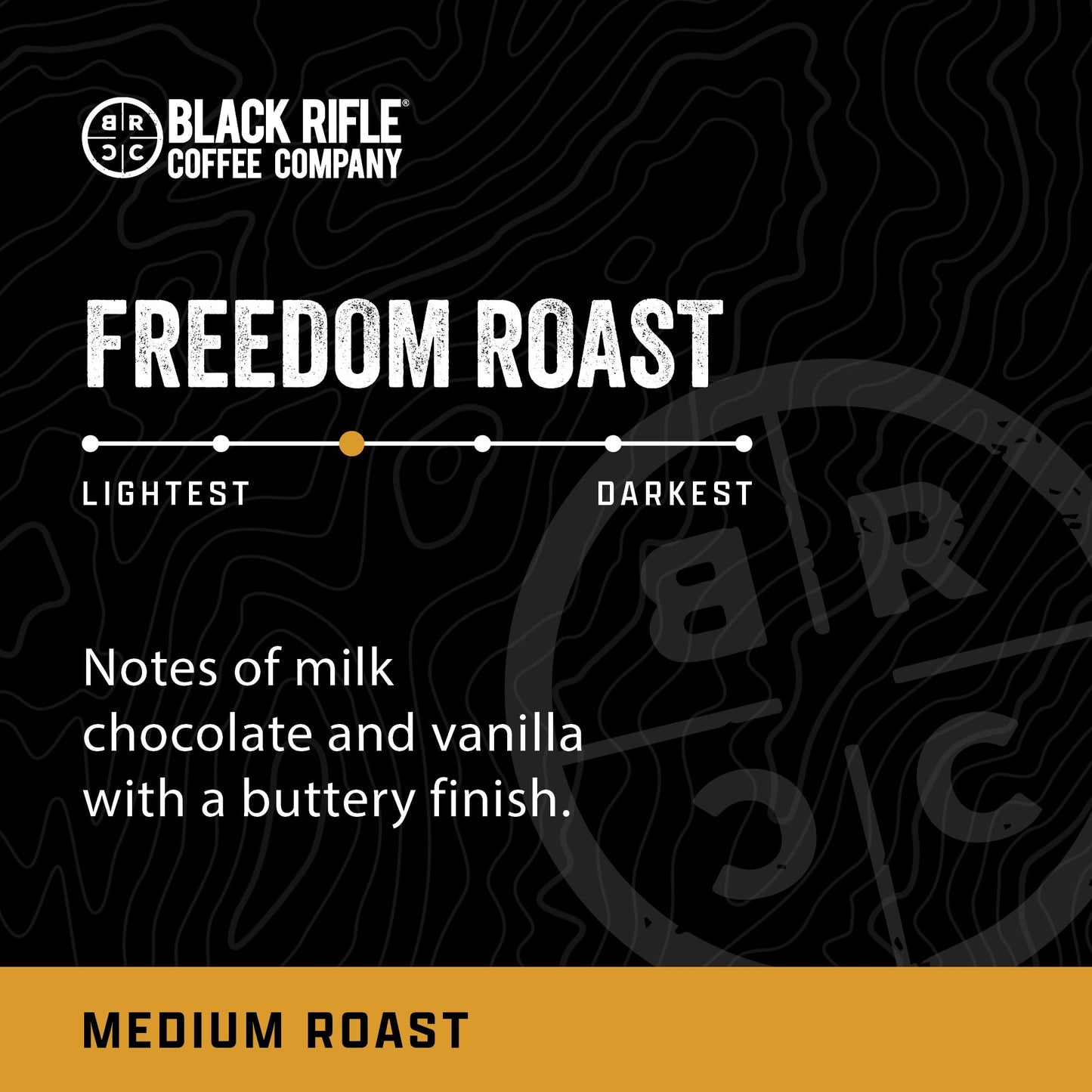 Black Rifle Coffee Company Freedom Roast, Medium Roast Ground Coffee, 12 OZ Bag