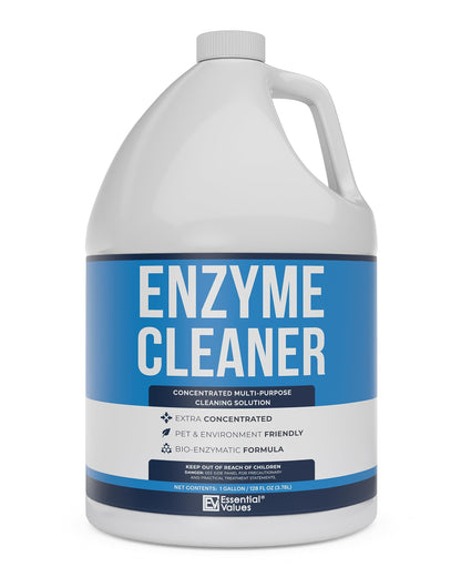 Enzyme Cleaner (1 Gallon / 128 Fl OZ), Drain Cleaner, Made in USA – Multi-Purpose Solution- Stop Odors in its Tracks | Odor Eliminator, Stain Remover, General Cleaning – for Residential & Commercial