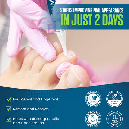 Footcure Toenail Fungus Treatment Extra Strength – 25% Undecylenic Acid Antifungal Pen, Repair & Restore Toenails & Fingernails, Natural Tea Tree & Oregano Oil, Made in USA (2-Pack)