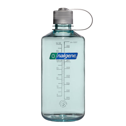 Nalgene Leak Proof Tritan BPA-Free Water Bottle - 32 oz Narrow Mouth - Made in the USA for Outdoor Use & Daily Hydration (Seafoam)