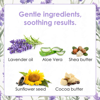 TruKid Lavender Cream - Sensitive Skin Baby Lotion for Newborns, Babies & Toddlers, All Natural Ingredient Skin Care for Kids Enriched with Shea Butter, Cocoa, Grape Seed Oil & Vitamin E, 3.4oz