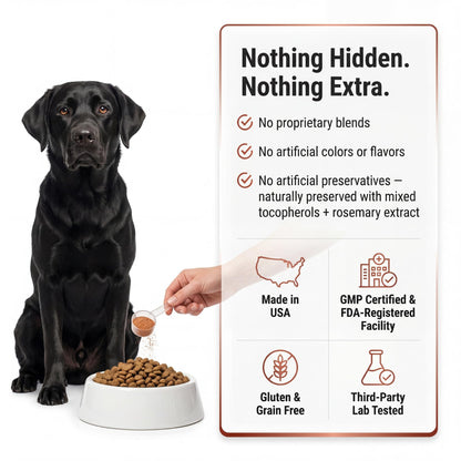 Kopo Dog Multivitamin Powder | Supports Heart, Daily Vitality, Immune Health, Digestion, Skin & Coat and Hip & Joint | For Puppy, Adult & Senior Dogs | Beef Liver Flavor | All Breeds Sizes | 99 Scoops