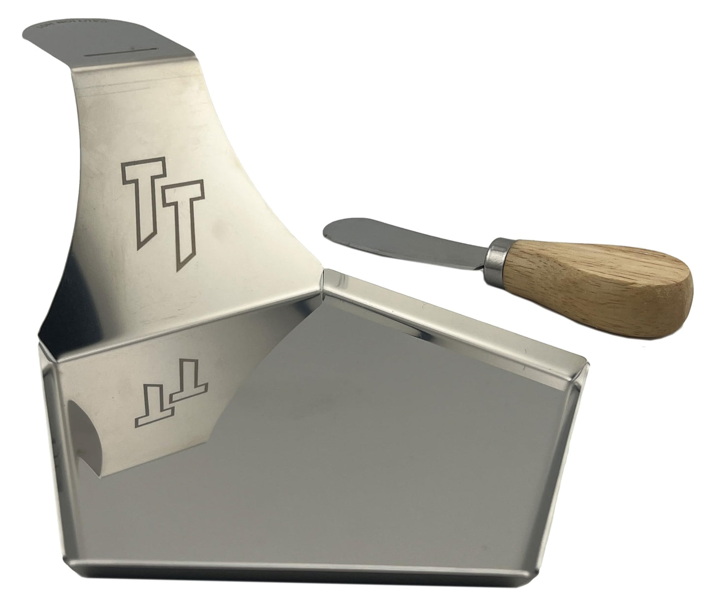 Turbo Trusser Brie Cheese Platter with Serving Knife I Easily Smoke Brie Cheese I Perfect for Smoker, Grill, & Oven I Dishwasher Safe I Made in USA I 1 Platter