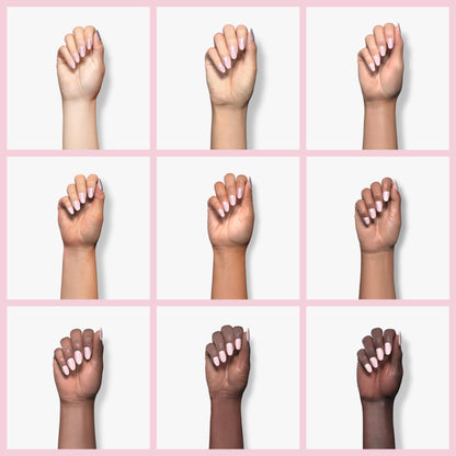 duri Nail Polish, 340 Forever Beautiful, Pale Pink Color, Soft Pastel, Neutral Shade with Sheer Finish for French Manicure, Wedding, Everyday Wear, 0.45 Fl Oz