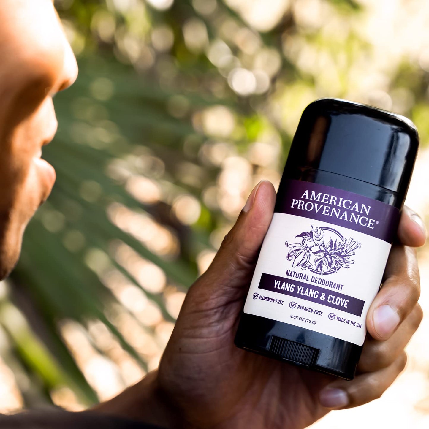 American Provenance Aluminum Free Natural Deodorant For Women and Men - Ylang Ylang and Clove - 24 Hour Odor Protection - Cruelty Free - Made in the USA (1 pack)