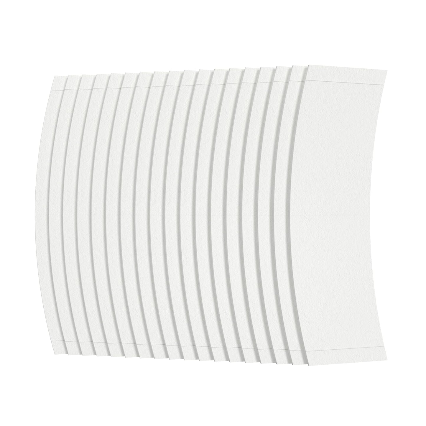 Sunshine Tape Hyper Hold Hairpiece Wig Tape (72 Pieces) | Back Curve | Made in USA | Double Sided Adhesive Tape for Toupee Lace Front Wig | Ultra Hold Waterproof Strips