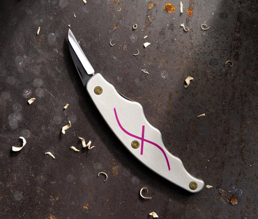 FLEXCUT Detail Jack | Ergonomic Wood Carving Knife with Aluminum Pistol Grip Style Handle Minimizes Hand Fatigue | Detail Knife Handles Rough and Delicate Cuts | Made in the USA | JKN90