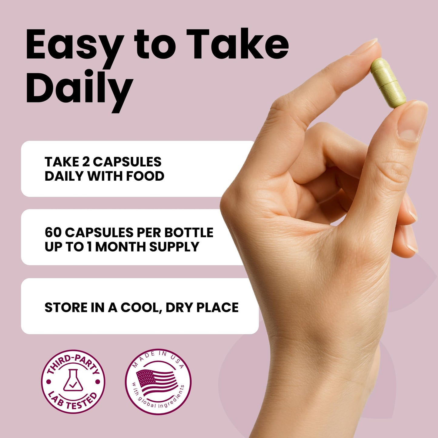 Luma Nutrition Berberine Supplement - Berberine HCL 1200mg Per Serving - Vegan, Gluten Free, Non-GMO - 60 Capsules