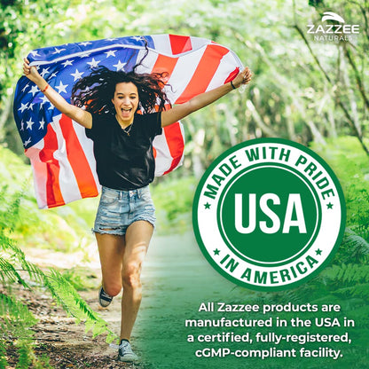 Zazzee Extra Strength Wild Lettuce 10:1 Extract, 1500 mg Strength, 120 Vegan Capsules, Potent Lactuca Virosa Variety, Concentrated 10X Extract, 100% Vegetarian, All-Natural, Non-GMO, Made in The USA
