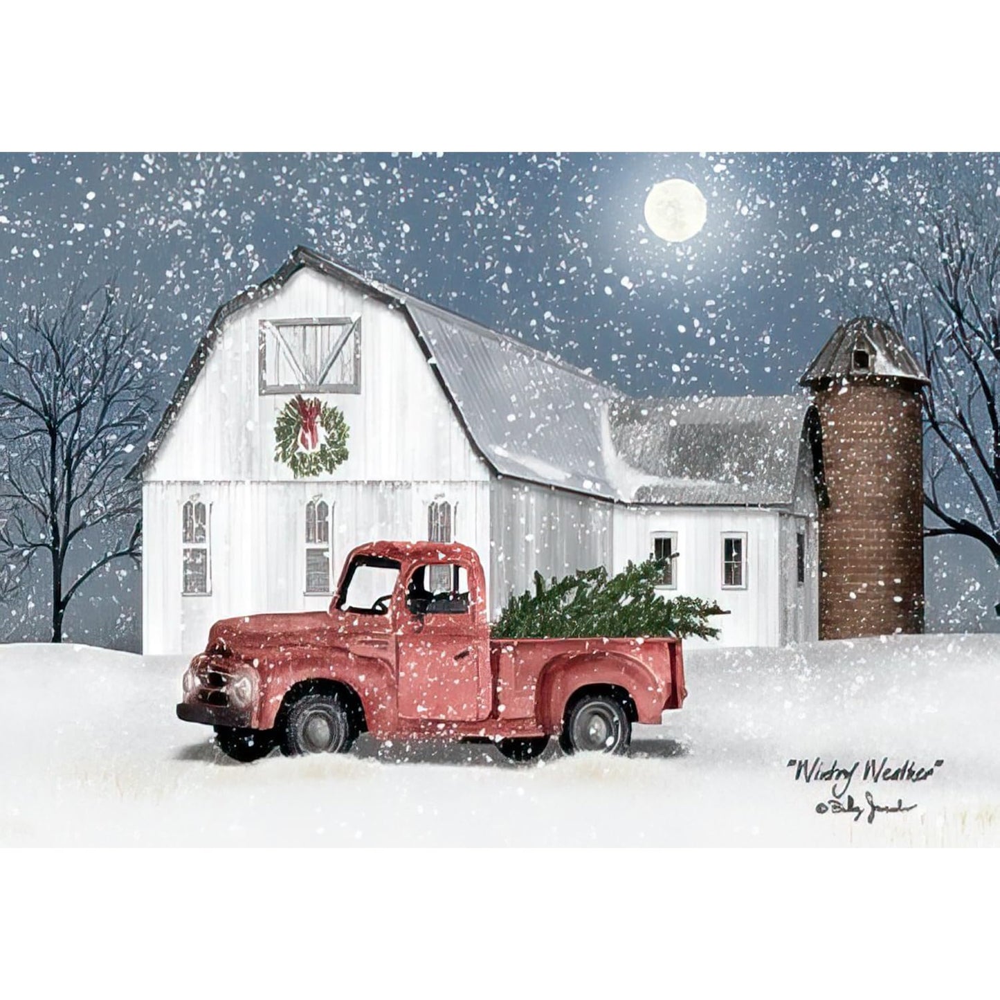 Leanin' Tree - Made In USA - Country Charm - Pack of 20 Boxed Christmas Cards with Envelopes Merry Christmas Cards 2025 Bulk, Perfect for Sending Xmas Holiday Greetings