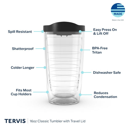 Tervis A Christmas Story Shoot Your Eye Out Made in USA Double Walled Insulated Tumbler Travel Cup Keeps Drinks Cold & Hot, 16oz, Classic