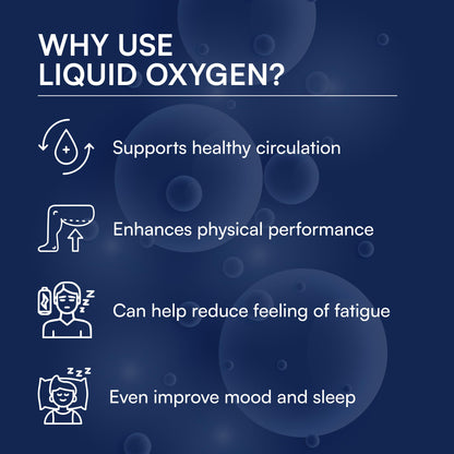 ENERGI Liquid Oxygen Drops, Improves Strength & Boost Oxygen and Energy Levels, Encourages Athletic Performance and Oxygen Boost, 4oz Bottle, 190 Servings