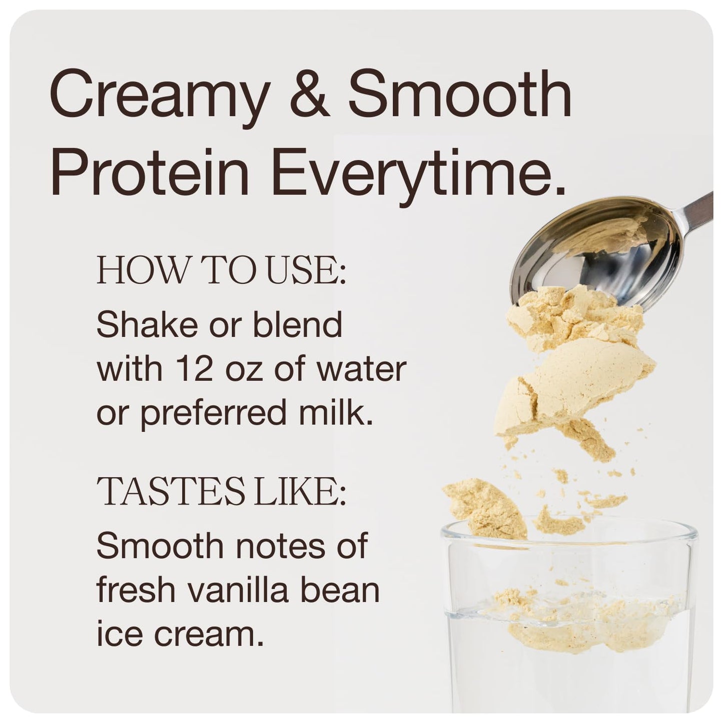 Get Golden Organic Classic Vanilla Protein Powder | 21g of Plant Based Protein Powder | Low Carb, Gluten Free, Dairy Free, No Added Sugar, Non-GMO | For Shakes & Smoothies (20 Servings, 1.4lb Bag)
