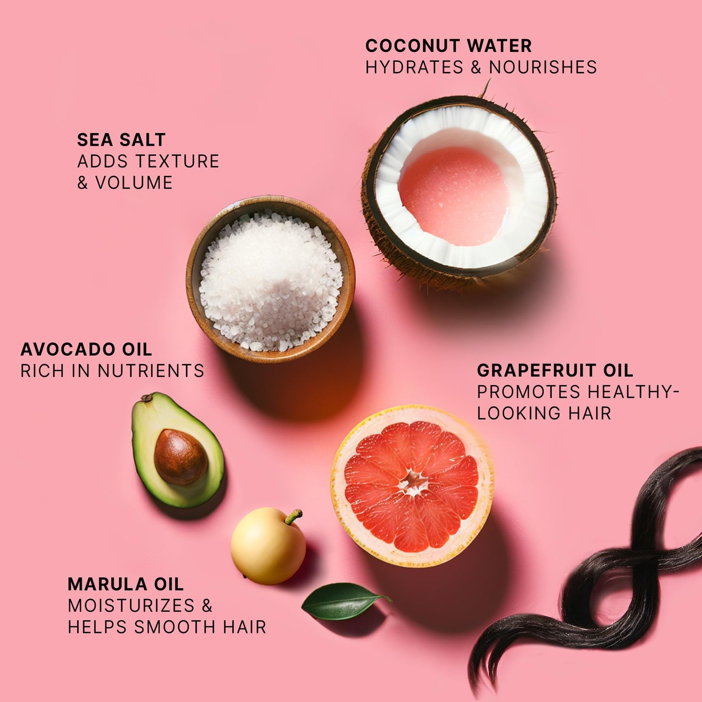 Beauty by Earth Sea Salt Spray for Hair - USA Made from Natural & Organic Ingredients, Texturing Spray for Men & Women, Hair Texture Booster for Fine Hair, Salt Water Mist