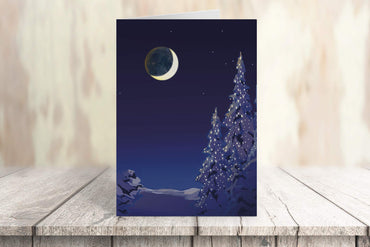 Stonehouse Collection Assorted Christmas Cards | Winter Forest Holiday Boxed | USA Made | 18 Beautiful Christmas Cards & Envelopes (Forest)