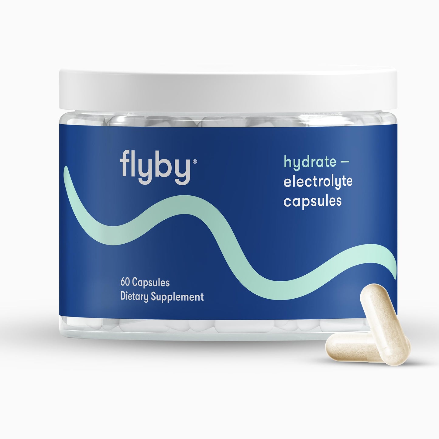 Flyby Electrolyte Capsule - Contains Sodium, Potassium, Vitamin D3, B Vitamins, Copper and Manganese | Electrolytes Recovery | Non-GMO | No Added Sugar – 60 Count