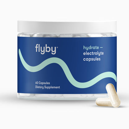 Flyby Electrolyte Capsule - Contains Sodium, Potassium, Vitamin D3, B Vitamins, Copper and Manganese | Electrolytes Recovery | Non-GMO | No Added Sugar – 60 Count