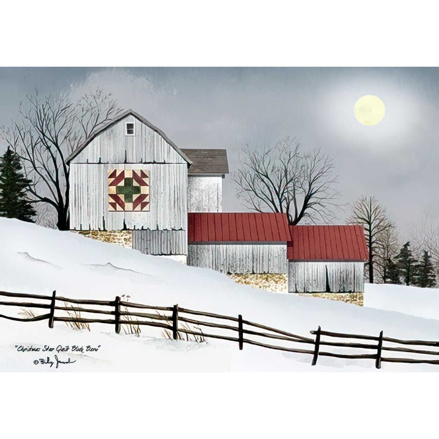 Leanin' Tree - Made In USA - Country Charm - Pack of 20 Boxed Christmas Cards with Envelopes Merry Christmas Cards 2025 Bulk, Perfect for Sending Xmas Holiday Greetings