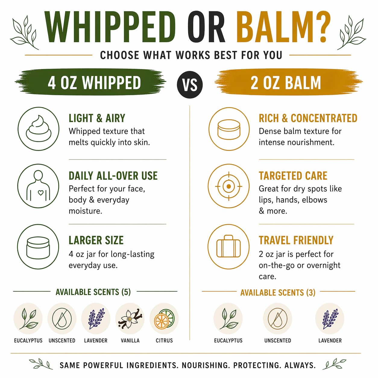 Organic Beef Tallow for Skin - 2OZ (Lavender, Concentrated) — US-Made Grass Fed Tallow and Honey Balm Moisturizer for Face, Hands & Body — Intensive Care for Dry Sensitive Skin, Eczema (No Additives)