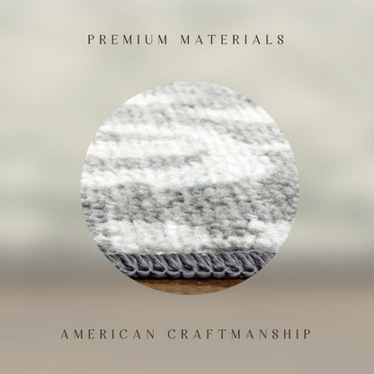 Maples Rugs Exeter Floral Area Rugs – Made in USA – Washable, Non Slip Indoor Carpet for Entryway, Foyer, Kitchen, and Bathroom, 30" x 46", Grey