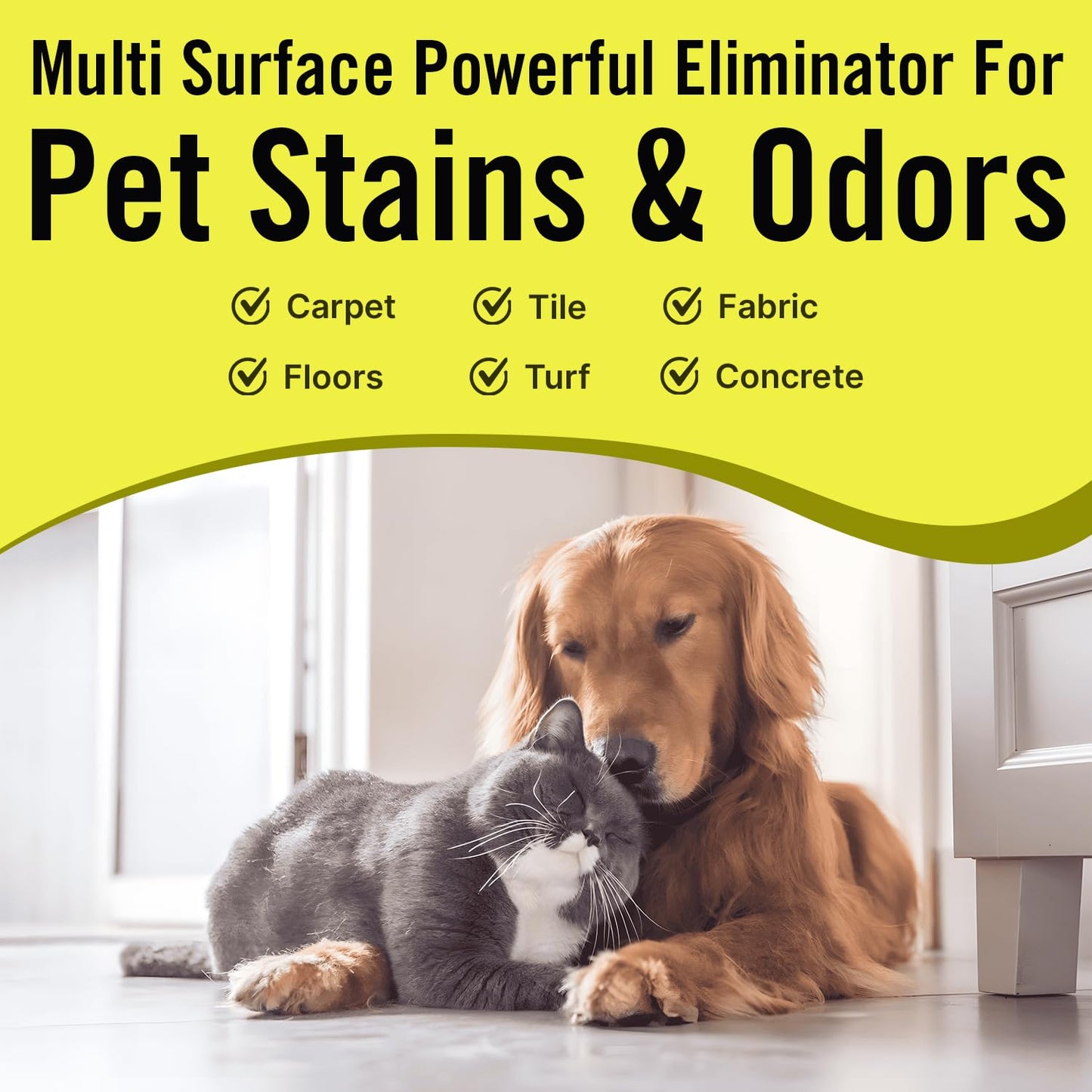 GELEAN Multi-Purpose Probiotic Enzyme Cleaner, (128 oz, Citrus) - Pet Stain and Odor Remover - Concentrated - Professional & Home Strength Drains, Floors, Bathrooms, Toilets Trash Can, Made in USA