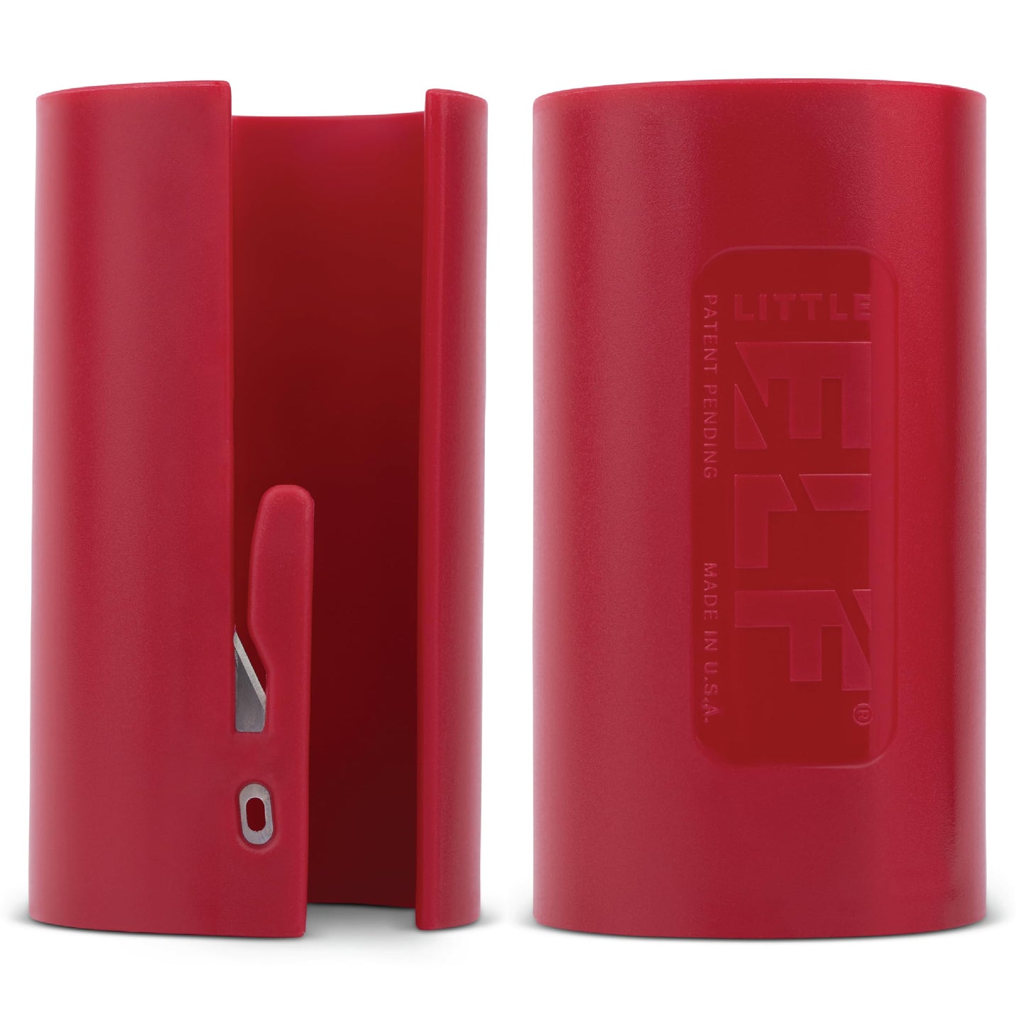 Little ELF Wrapping Paper Cutter (2-Pack) | Red Christmas Gift Wrap Cutter | As seen on Shark Tank | Made in USA | Gift Wrapping Paper Slicing Tool