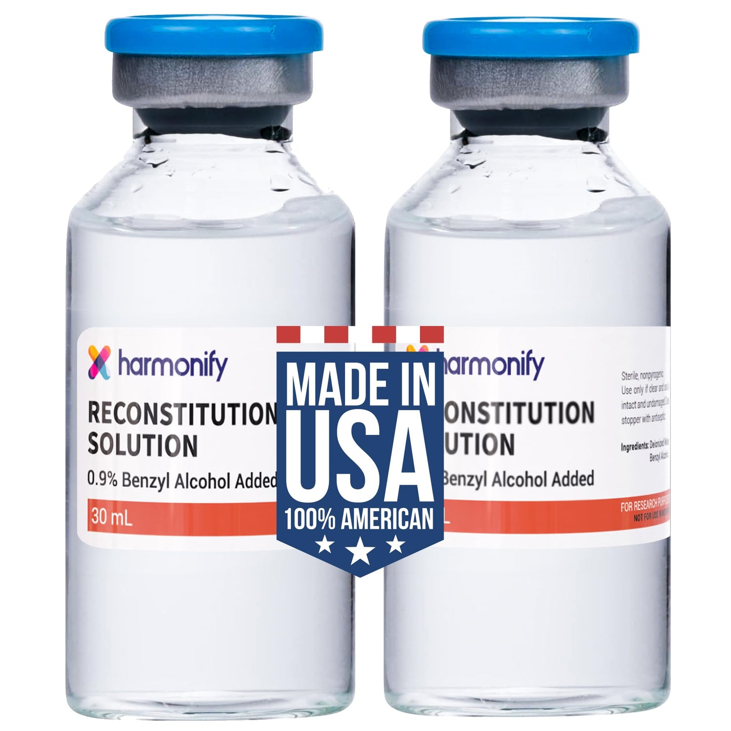 HARMONIFY Lab Sample Vials 2 Pack 30 ml, Made in USA