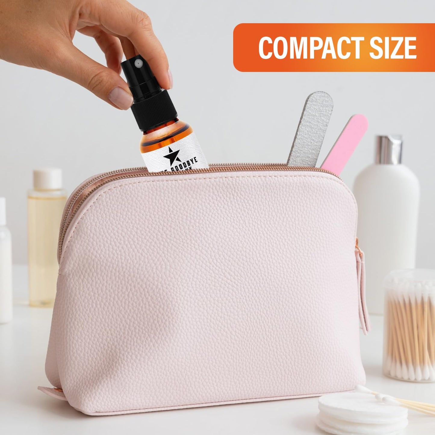 The Goodbye Company Ozonated Lid and Lash Renewer; Hypochlorous Acid Spray Eyelid & Eyelash Extension Cleanser; 100% Natural Lash Cleaning Kit; Made in USA (30 mL)