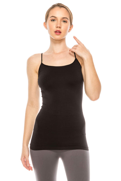 Kurve American Made Basic Seamless Cami, UV Protective Fabric UPF 50+ (Made With Love In The USA)