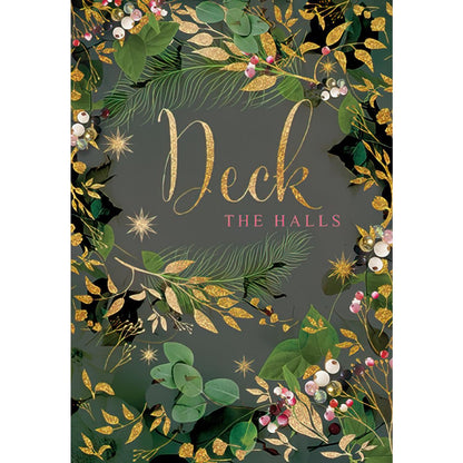 Leanin' Tree - Made In USA - A Holiday Formal Affaire by Lara Skinner - Pack of 20 Boxed Christmas Cards with Envelopes Merry Christmas Cards 2025 Bulk, Perfect for Sending Xmas Holiday Greetings