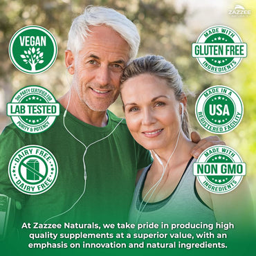 Zazzee USDA Organic Bilberry 20:1 Extract, 6000 mg Strength, 120 Vegan Capsules, 4 Month Supply, Standardized and Concentrated 20X Extract, 100% Vegetarian, All-Natural, Non-GMO, Made in The USA