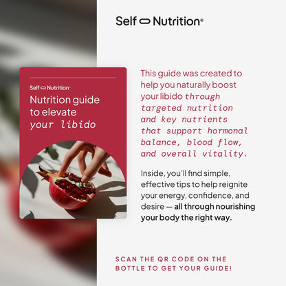SELF NUTRITION Libido Support for Women, Sensitivity & Desire, Libido Booster for Women with Horny Goat Weed, maca, tribulus, ashwagandha & More - Vegan, USA, Keto, Third-Party Testing - 60 Capsules.