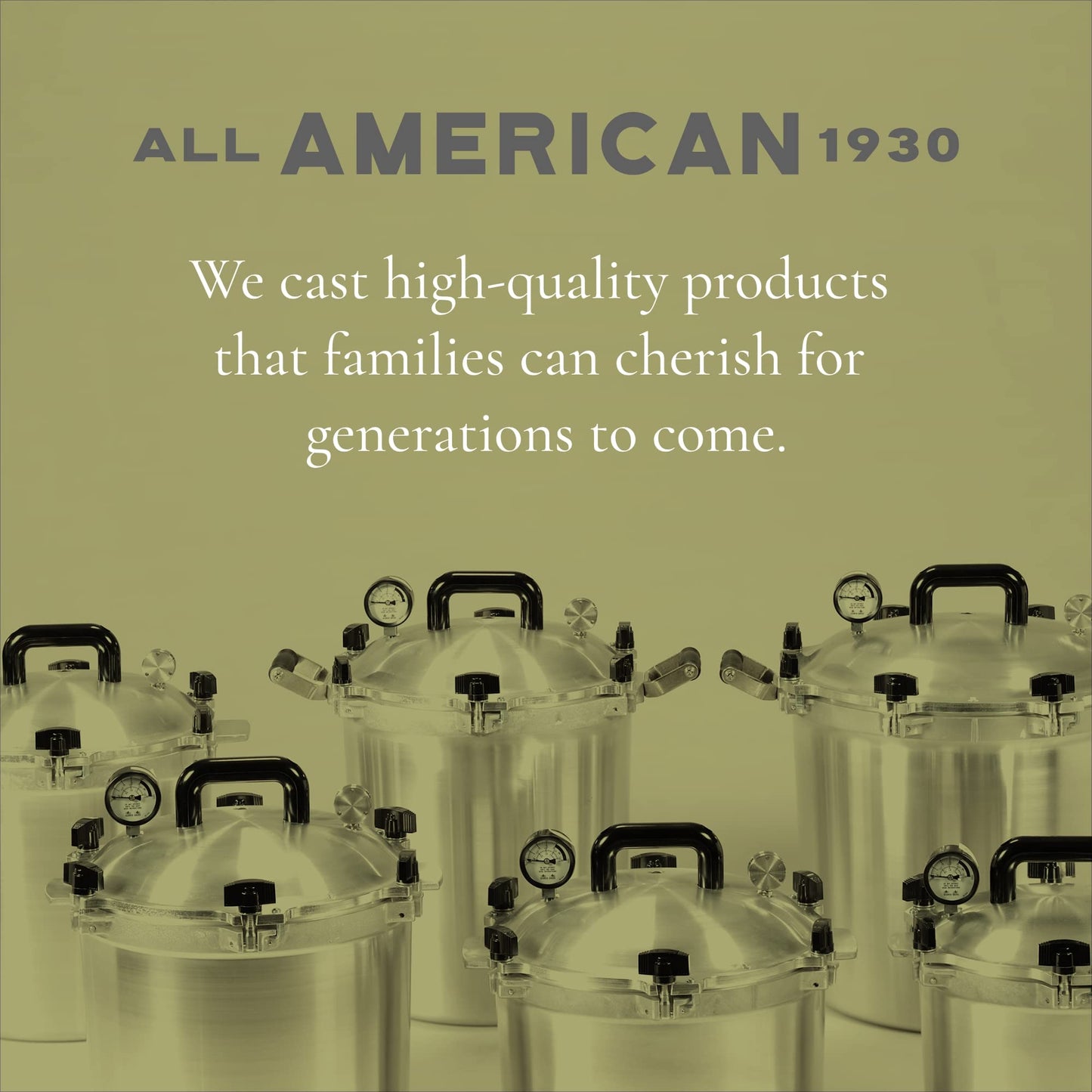 All American 1930-21.5qt Pressure Cooker/Canner (The 921), Berry Blue - Exclusive Metal-to-Metal Sealing System - Suitable for Gas, Electric, or Flat Top Stoves - Made in the USA