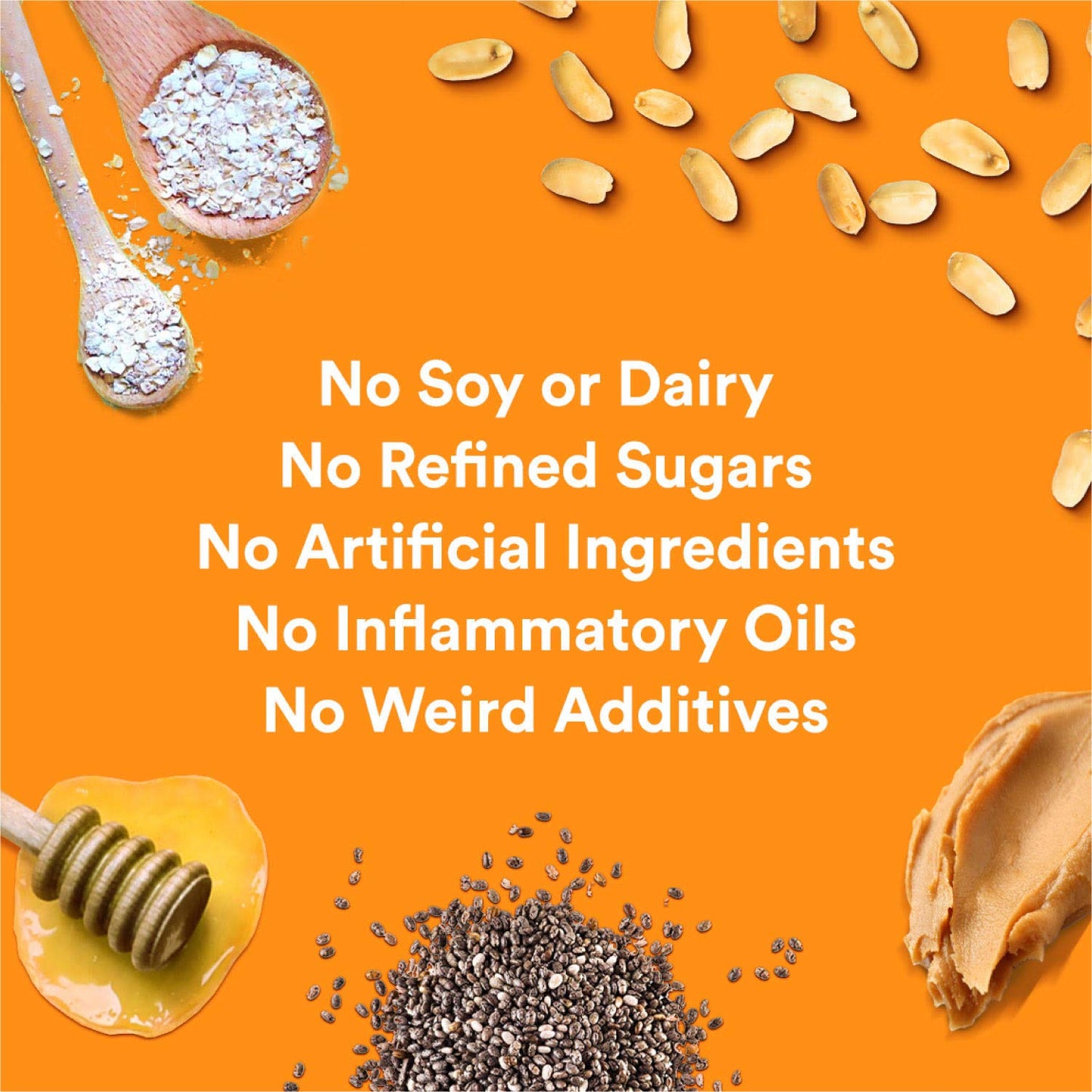 gr8nola PEANUT BUTTER - Healthy, Low Sugar Granola Cereal - Made with Superfoods Peanuts, Ashwagandha, and Chia Seeds, Soy Free, Dairy Free and No Refined Sugar - 10oz Resealable Bag