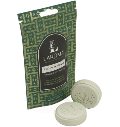 Laroma Aromatherapy Shower Steamers,10 Pack Shower Bombs for Men & Women, Made in The USA, 5 Essential Oil Blended Scents for Relaxation & Stress Relief
