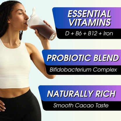 Instant Mushroom Powder 10:1 – Cordyceps Mushroom Supplement with Reishi, Chaga & Shiitake – Caffeine-Free Nighttime Drink with B6, B12, D + Probiotics – Best Mushroom Coffee Organic Blend (Sweet)