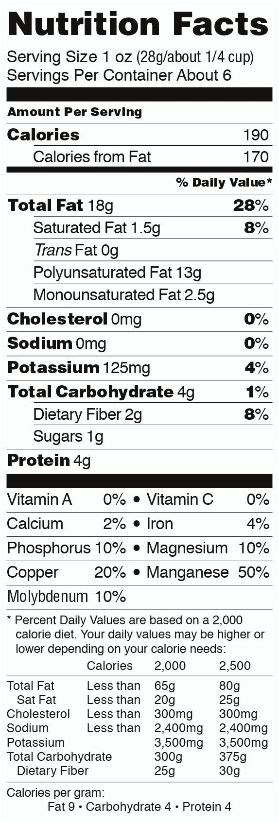 Nature's Eats Walnuts, 6 Ounce