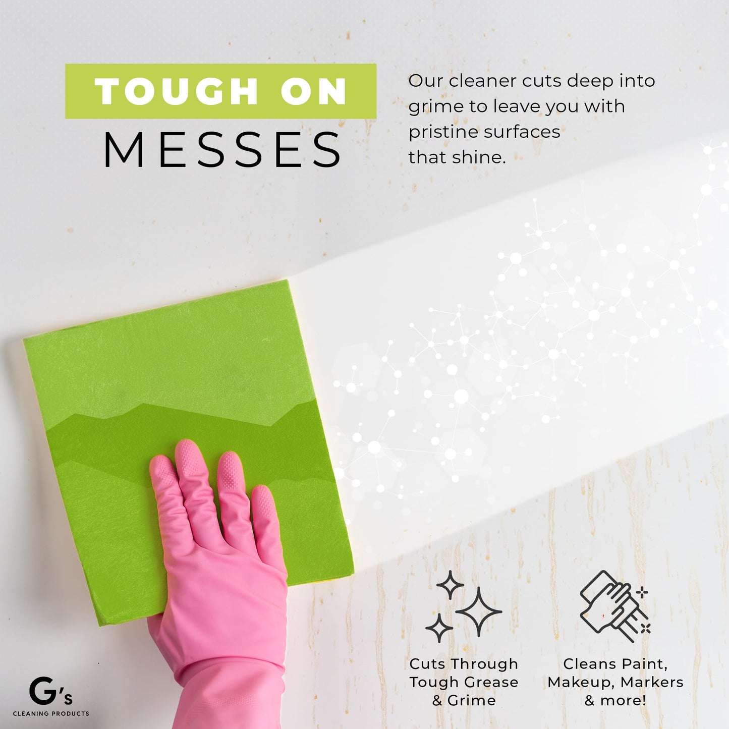 G's Cleaning Biodegradable All Purpose Cleaner – 32 oz Non-Toxic Natural Cleaning Spray – Multipurpose Cleaner Spray for Multi Surface, Kitchen, Counter Top, Furniture, Floor, Home and Household