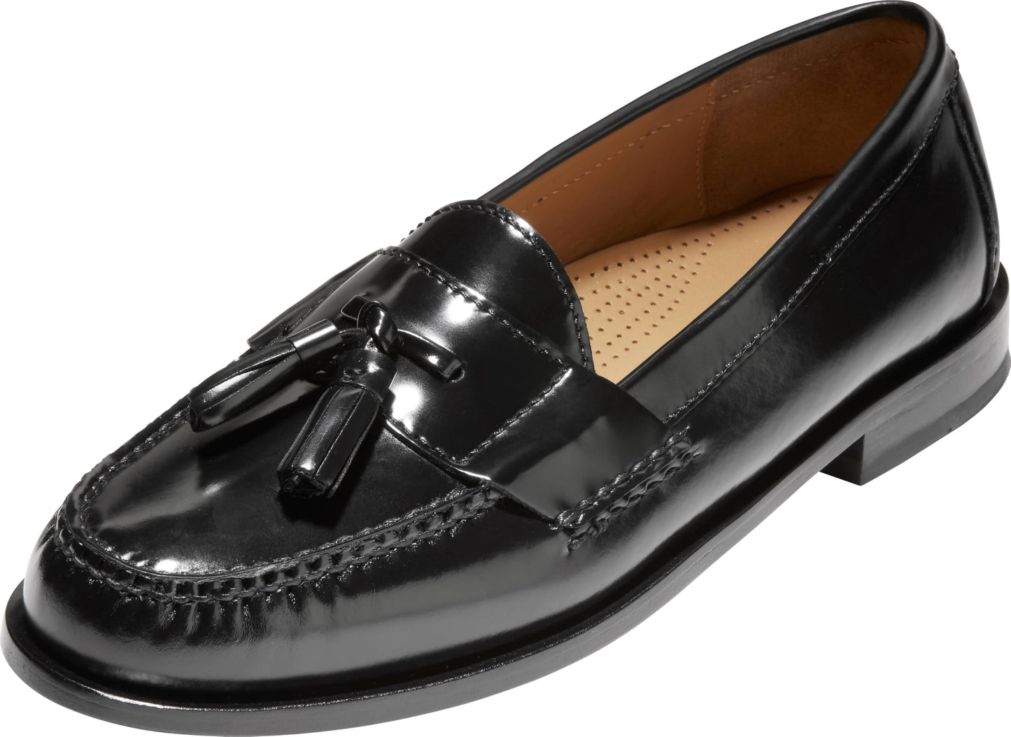 Cole Haan Men's Pinch Tassel Loafer, Black, 9 B US