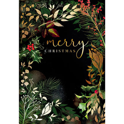 Leanin' Tree - Made In USA - A Holiday Formal Affaire by Lara Skinner - Pack of 20 Boxed Christmas Cards with Envelopes Merry Christmas Cards 2025 Bulk, Perfect for Sending Xmas Holiday Greetings