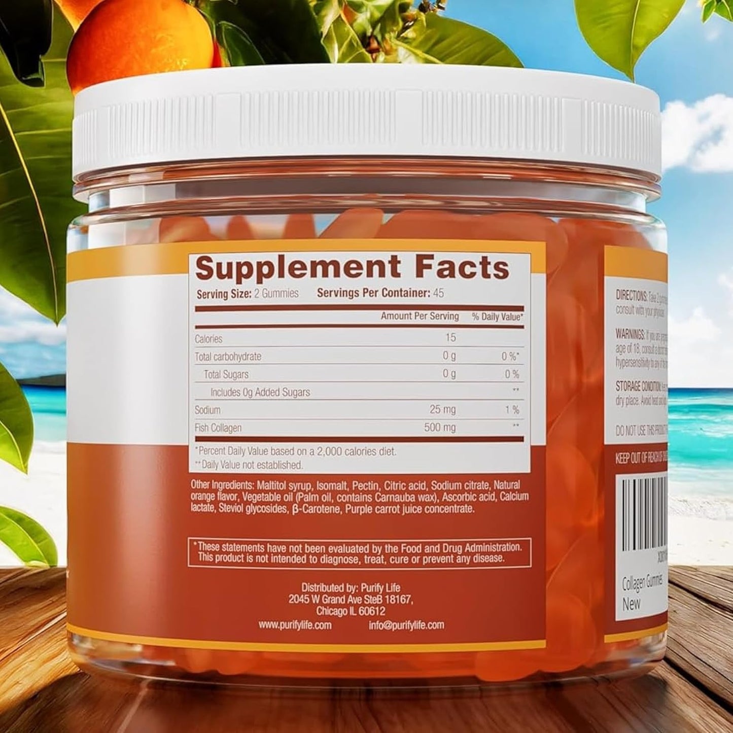 Sugar-Free Marine Collagen Gummies (90 Collagen Chews) Potent 500mg Collagen Gummy for Hair Growth, Healthier Skin & Nails, Pore Reducer & Elasticity Hydrolyzed, Gluten Free, Boosted w Shuddha Gugulu