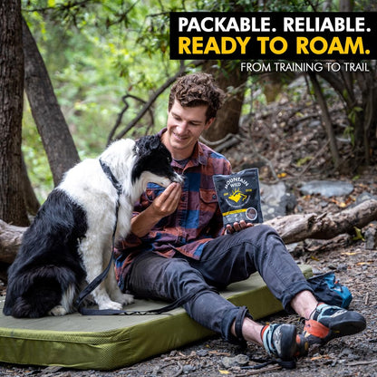 MOUNTAIN WILD Venison Jerky Training Treats for Dogs – Elk & Deer Meat Protein Dog Treat High-Value Reward – All-Natural, No Fillers, Grain-Free, No Preservatives – 8 oz (1 Pack)