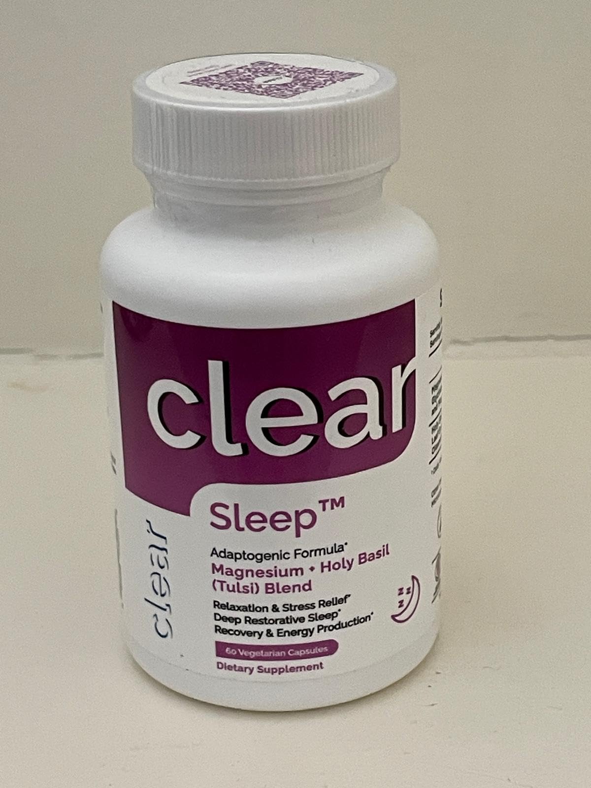 Clear Probiotics Sleep Supplement with Holy Basil & Magnesium
