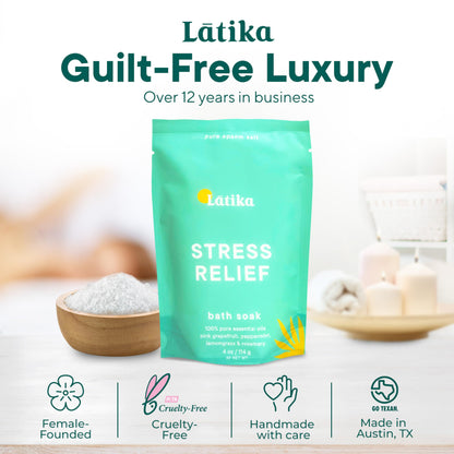 Stress-Relief Epsom Salt Bath Soak