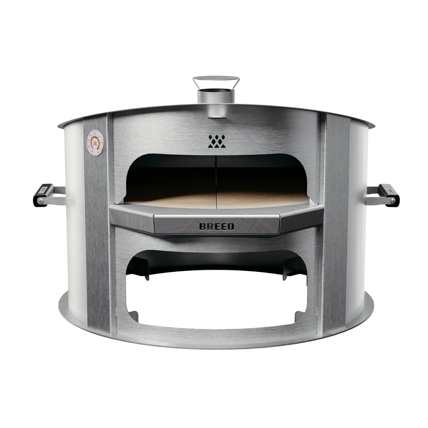 Live-Fire Pizza Oven (Stainless Steel) | 27.5 Inch | Made in the USA | Make Profressional Pizzas in Your Backyard | Compatible W/X Series 24 & 30 Fire Pits | Portable Pizza Oven